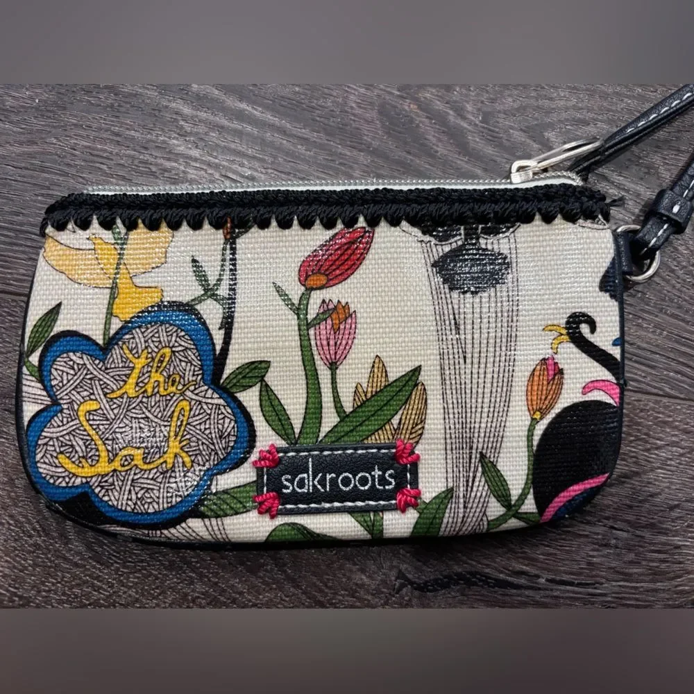 Sakroots Wristlet Small Nature Floral Print
